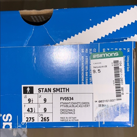 ADIDAS STAN SMITH Vegan & Recycled UNISEX - Picture 16 of 16